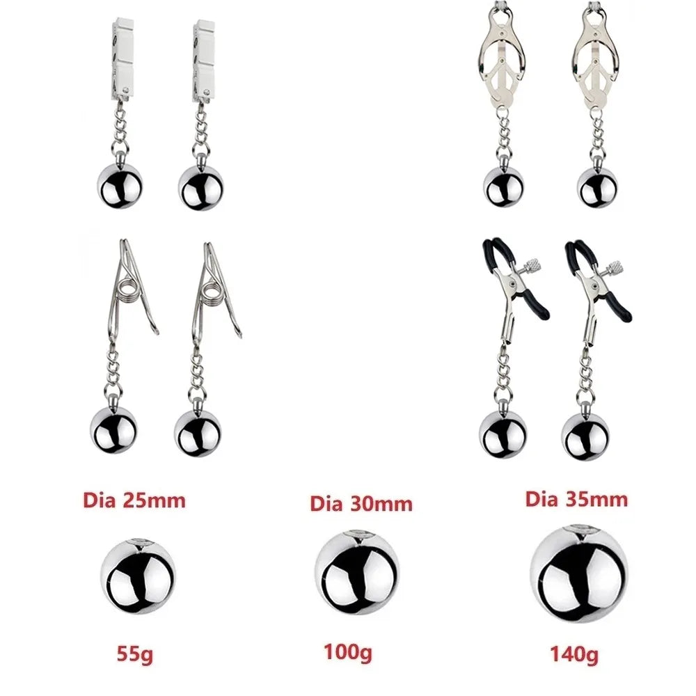 Nipple Clamps With Weights